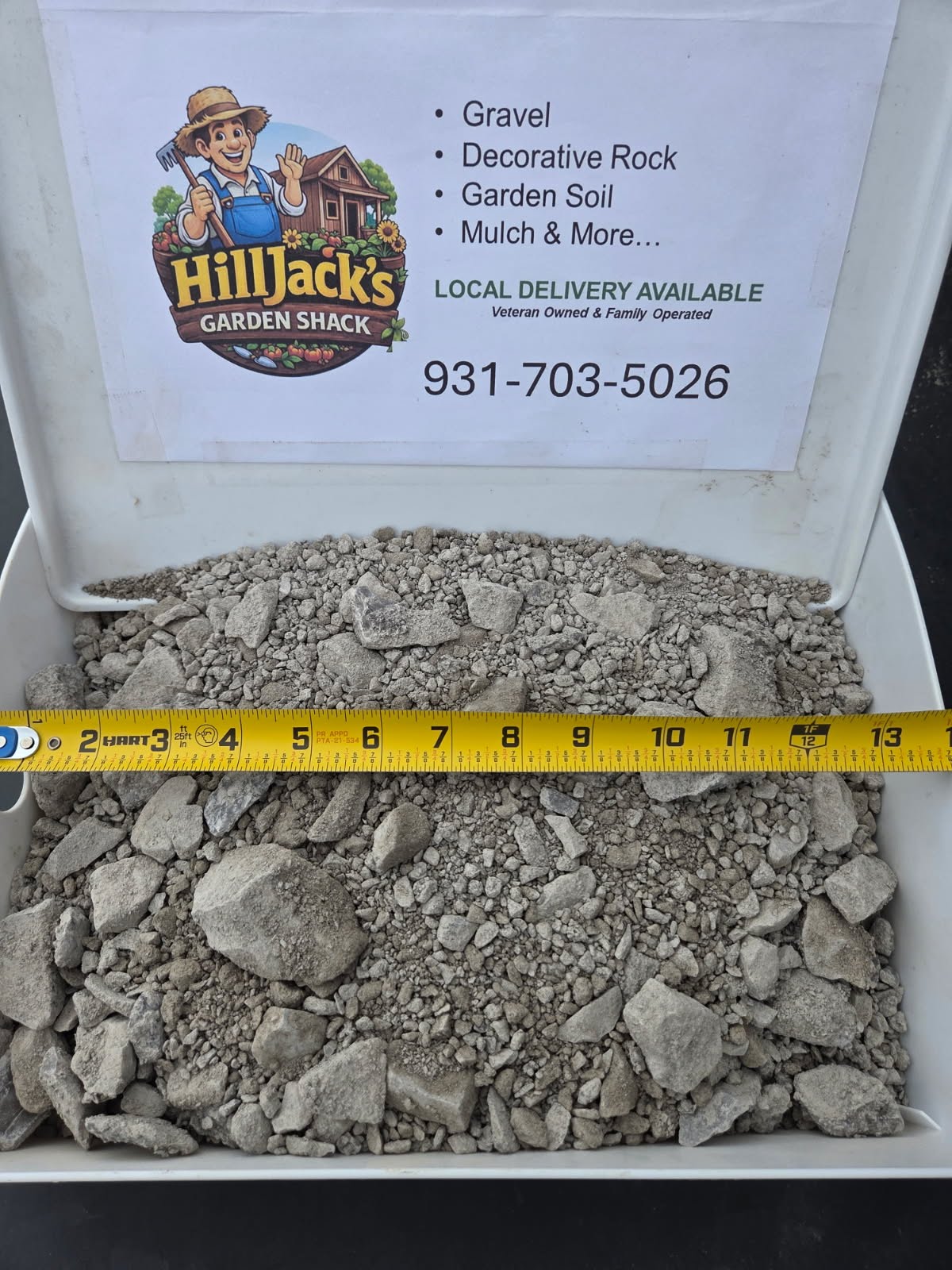 Crusher Run Limestone Gravel
