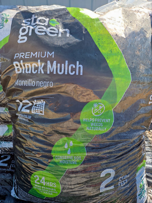 Premium Black Mulch – 2 Cu. Ft. Bag