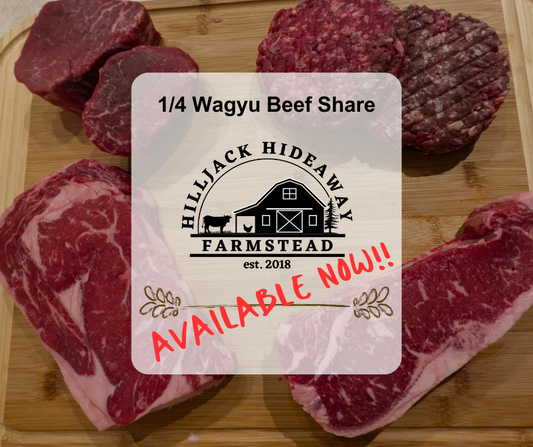 1/4 Wagyu Beef Share: Available Now